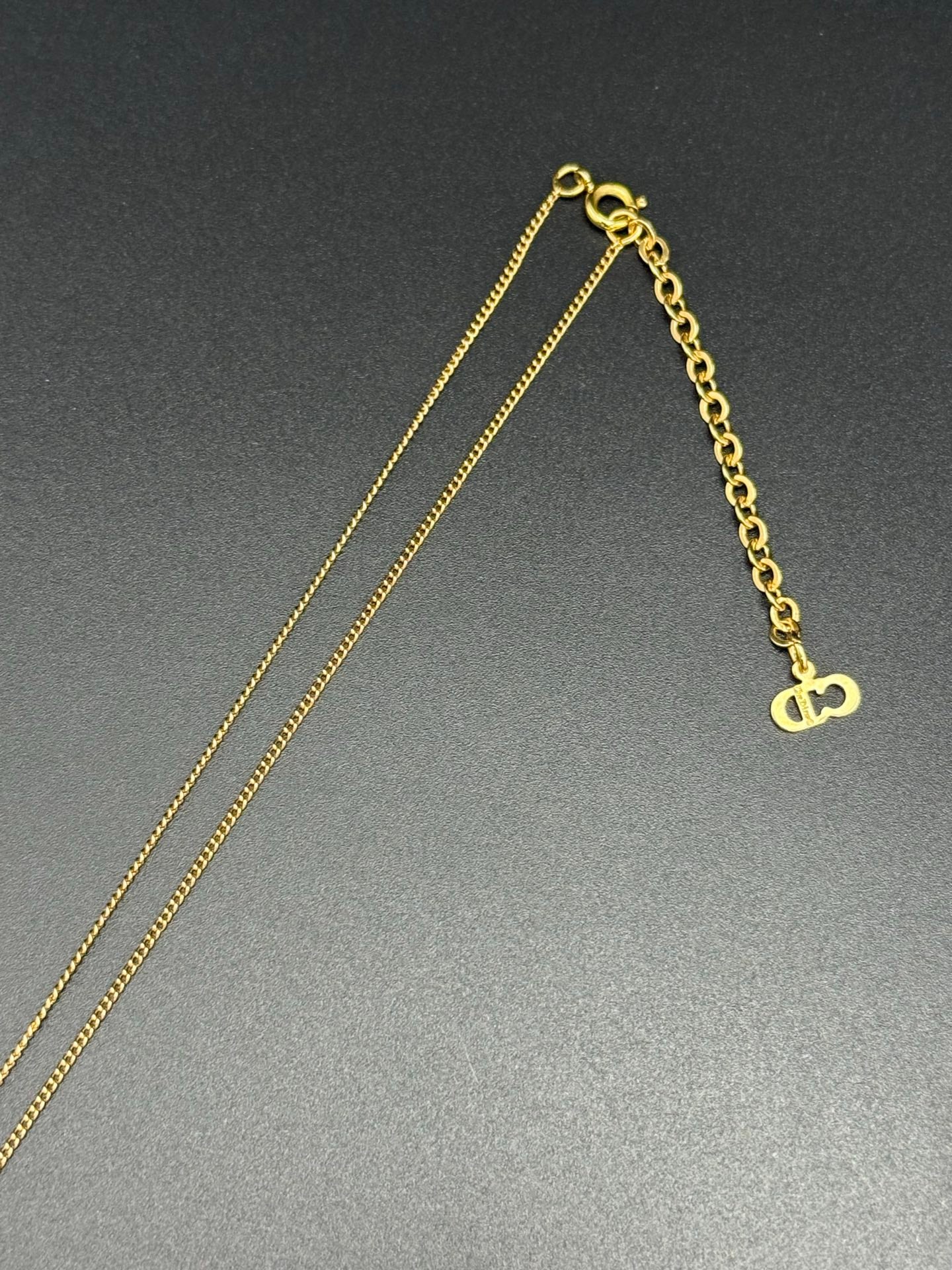 CHRISTIAN DIOR Rhinestones Necklace