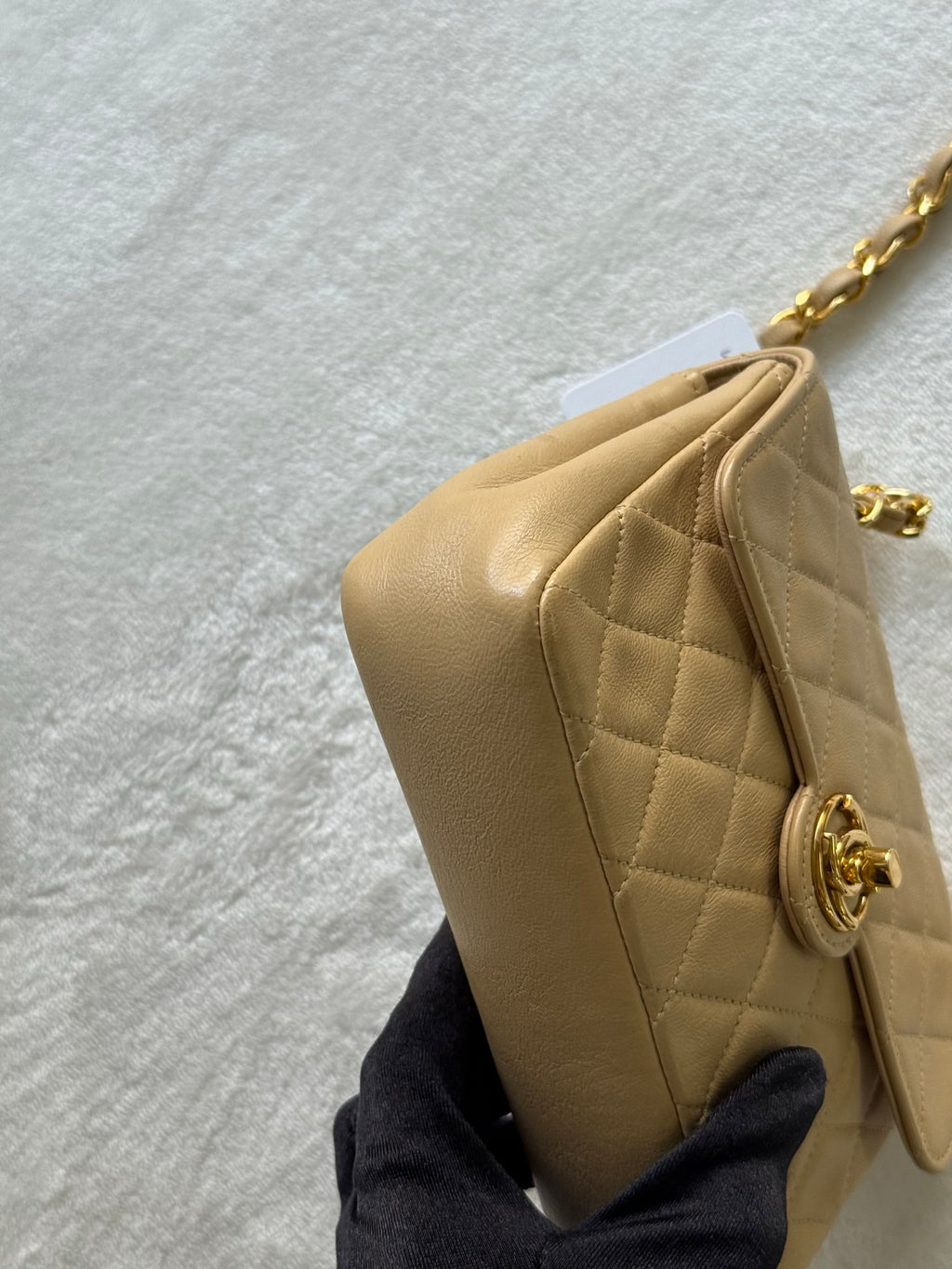 CHANEL Lambskin Chain Bag