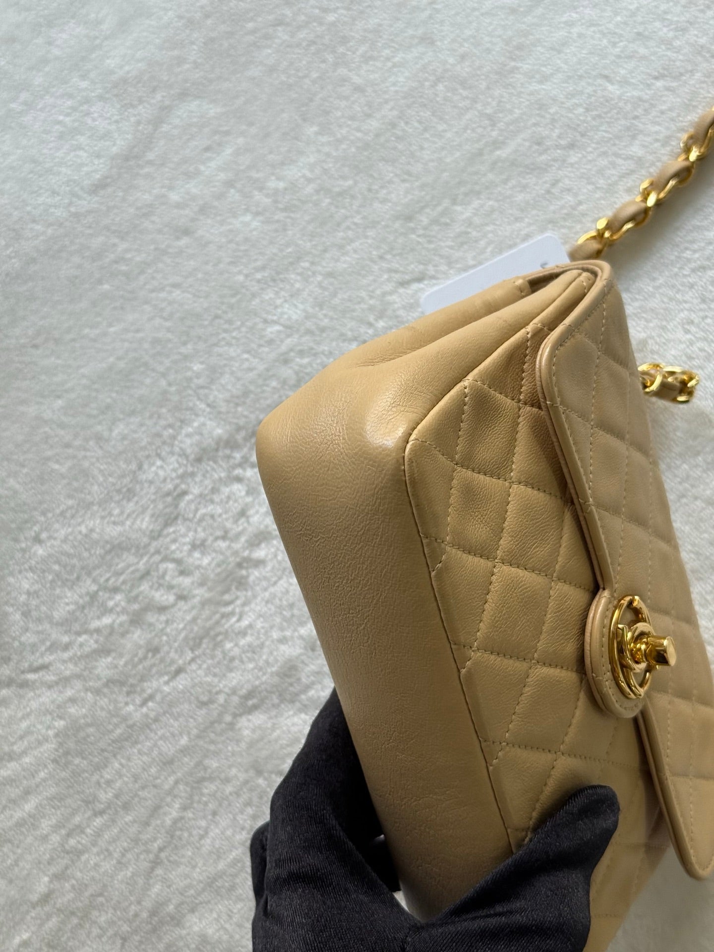 CHANEL Lambskin Chain Bag
