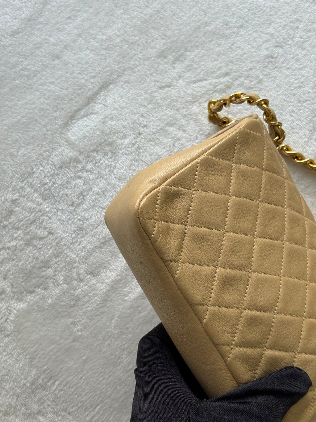 CHANEL Lambskin Chain Bag