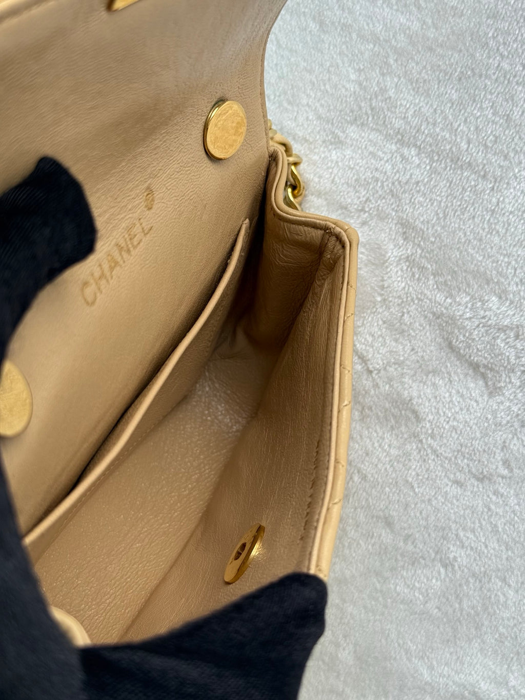 CHANEL Lambskin Chain Bag