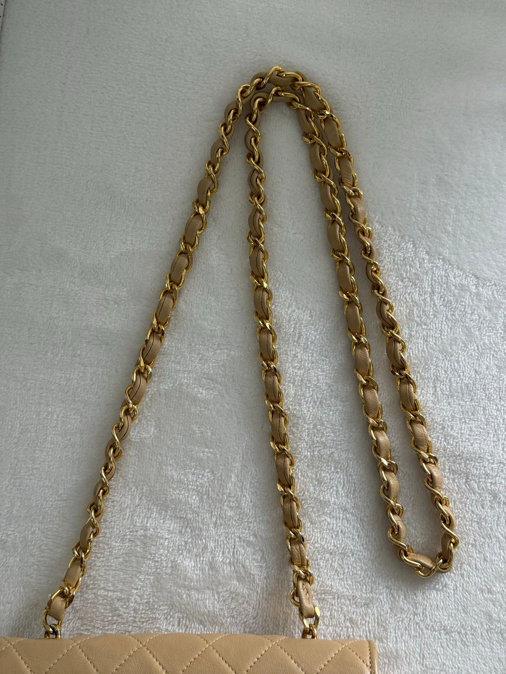 CHANEL Lambskin Chain Bag