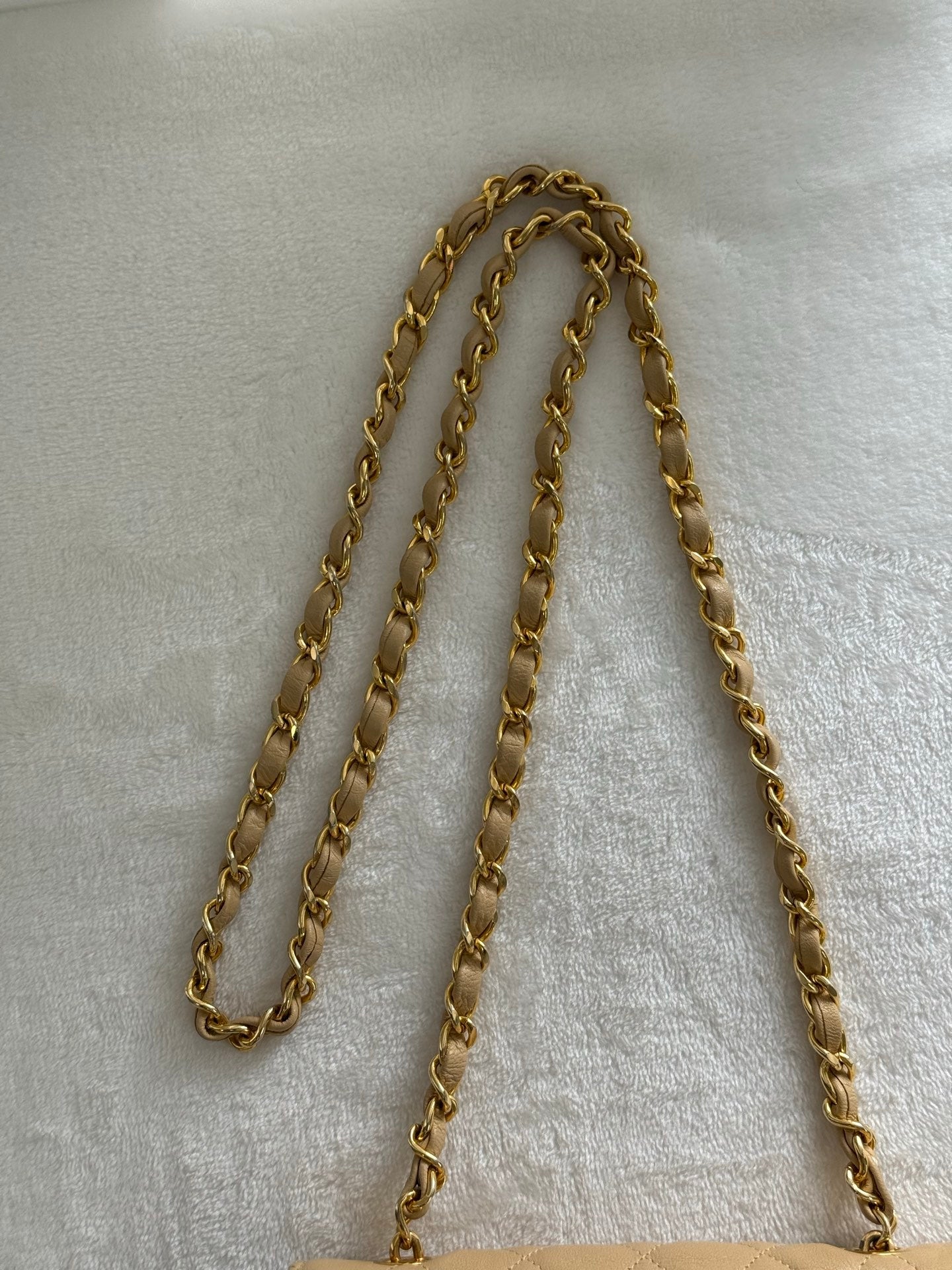 CHANEL Lambskin Chain Bag