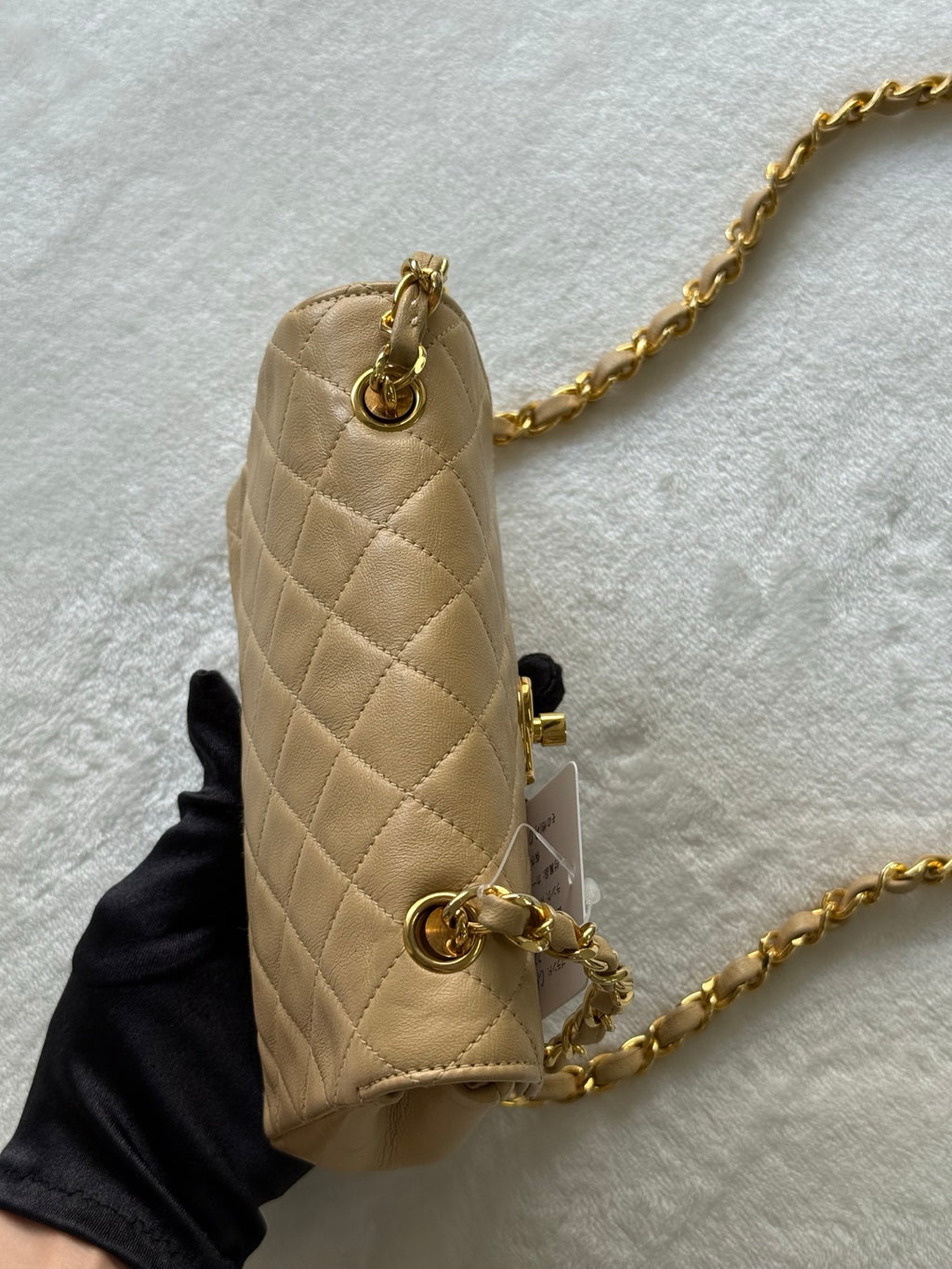 CHANEL Lambskin Chain Bag