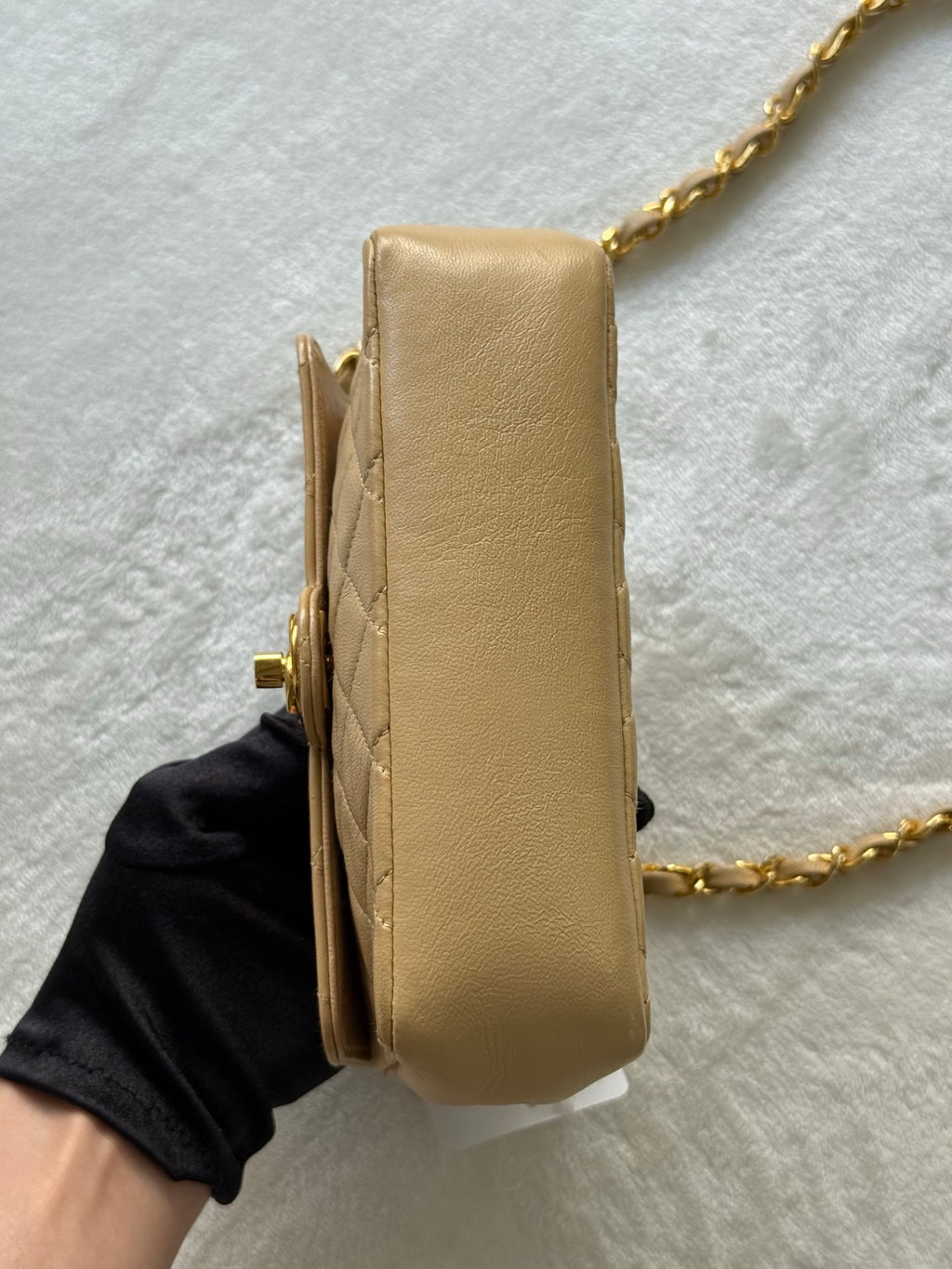 CHANEL Lambskin Chain Bag