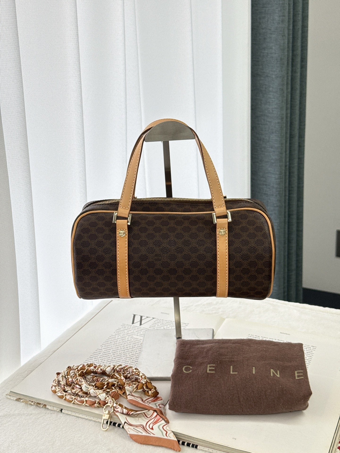CELINE Macadam papillon bag