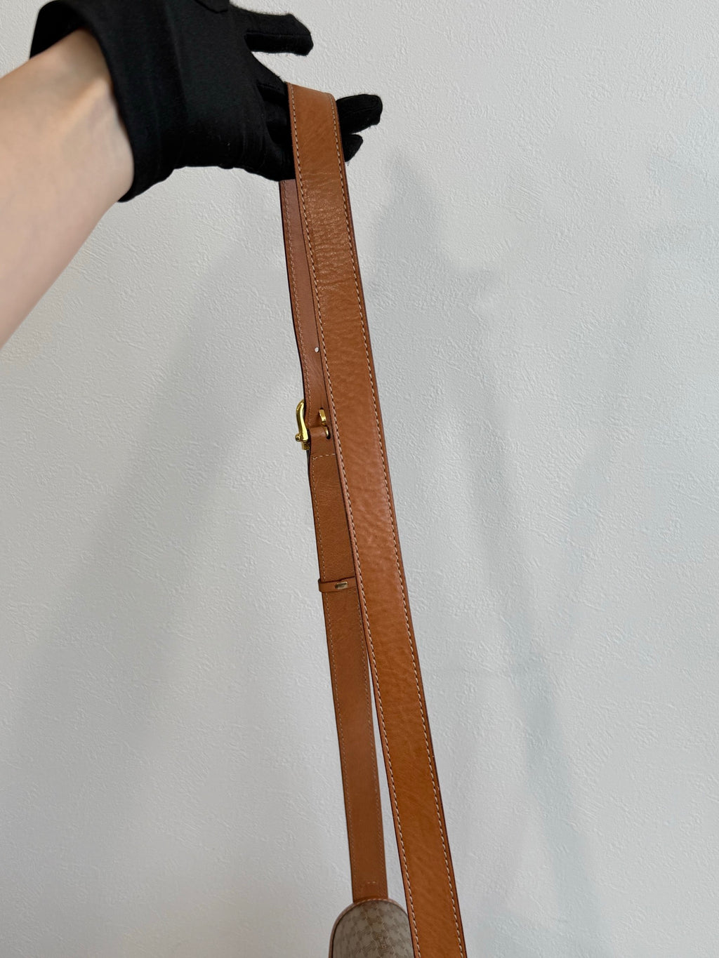 CELINE Macadam Flap Shoulder Bag