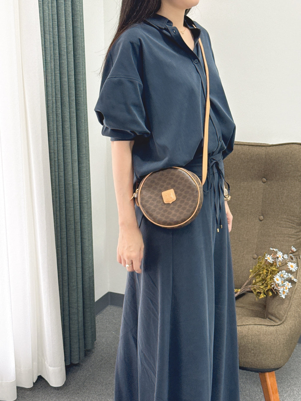 CELINE Macadam  Mini circle  Bag