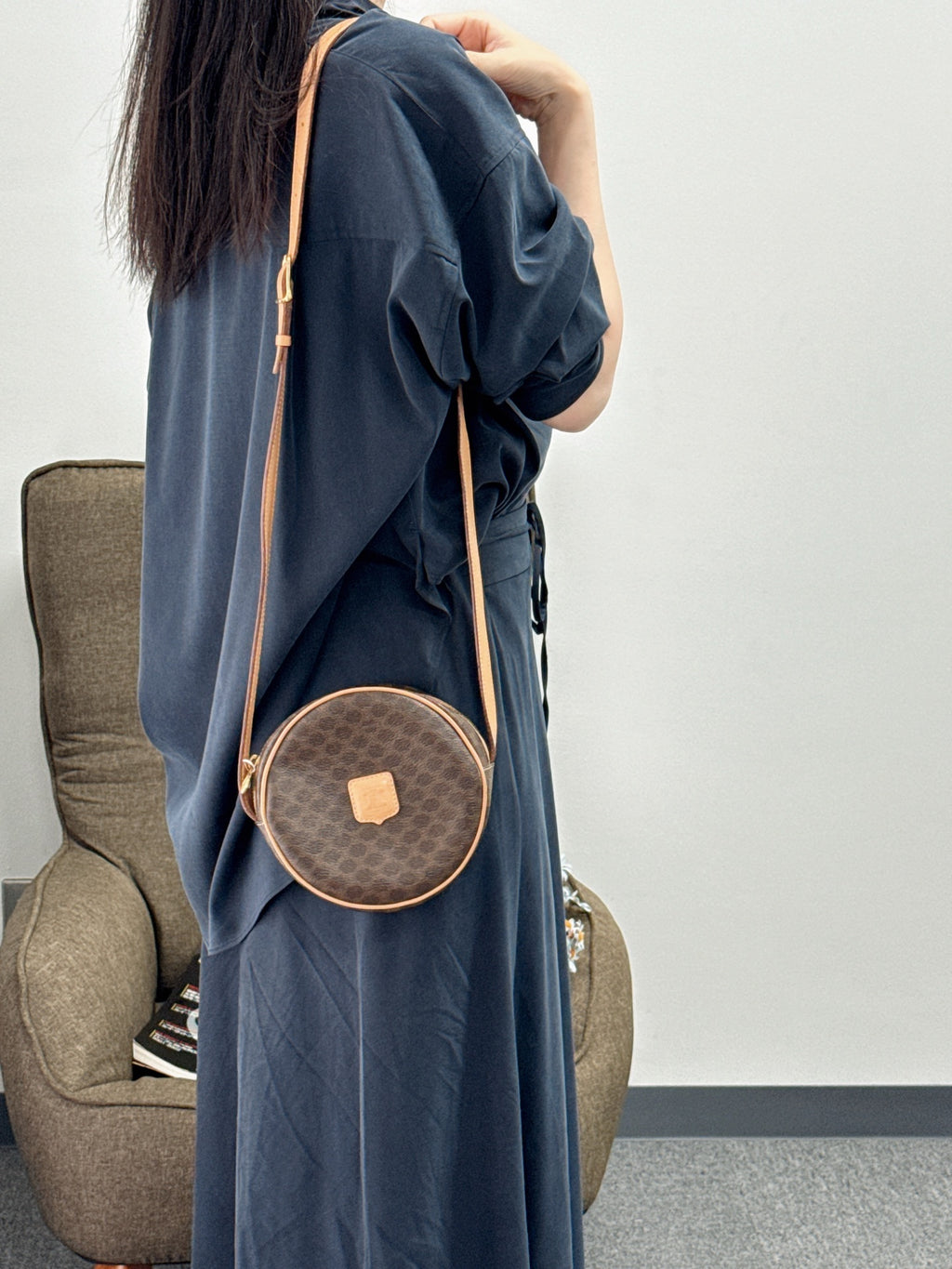 CELINE Macadam  Mini circle  Bag
