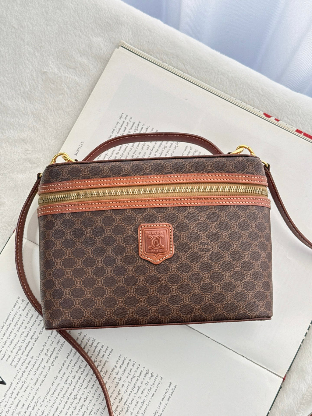 CELINE Macadam Vanity Bag