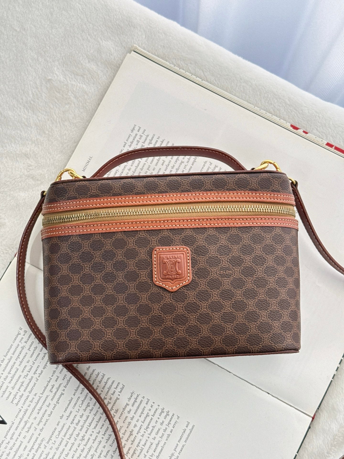 CELINE Macadam Vanity Bag
