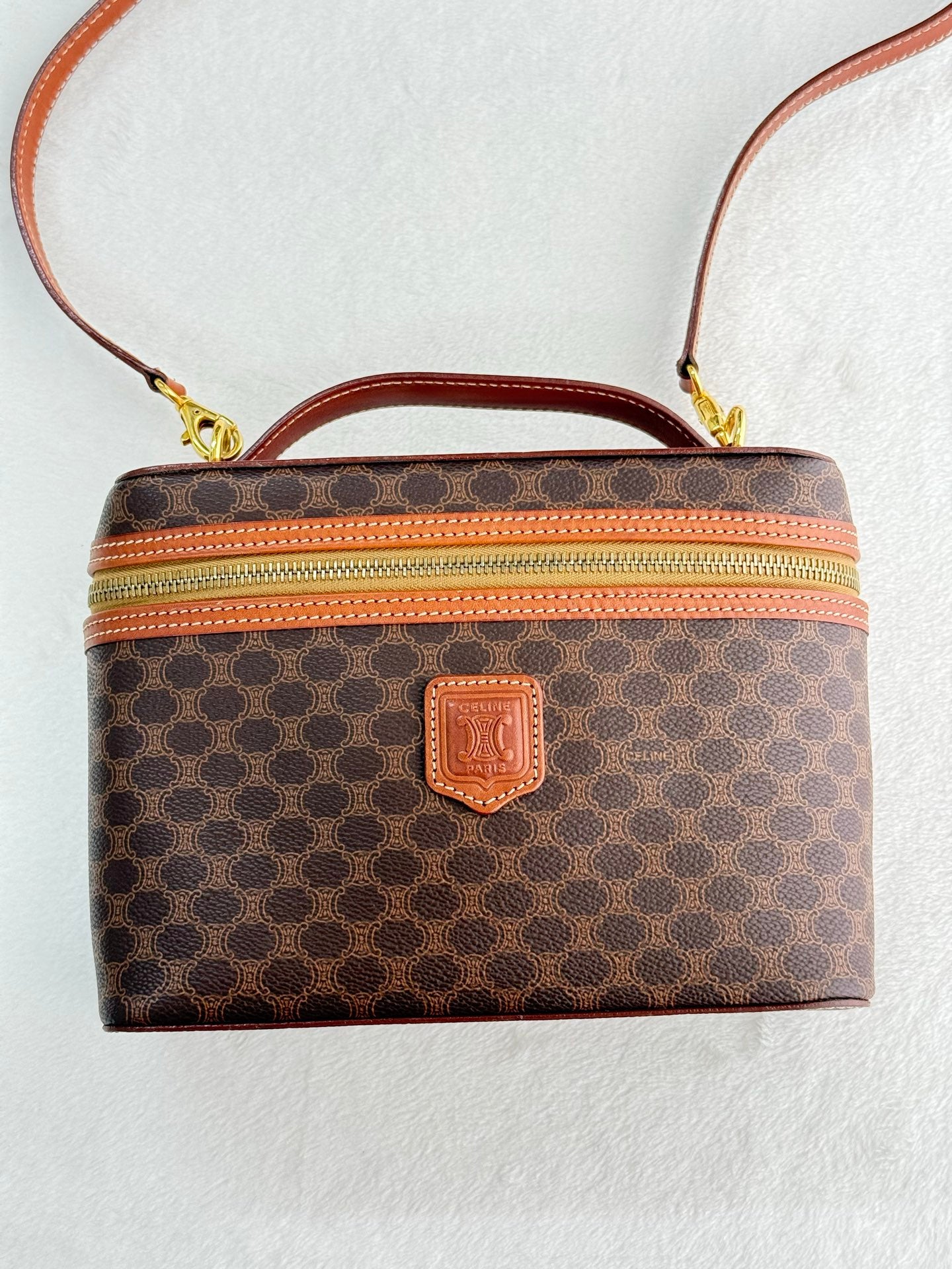 CELINE Macadam Vanity Bag