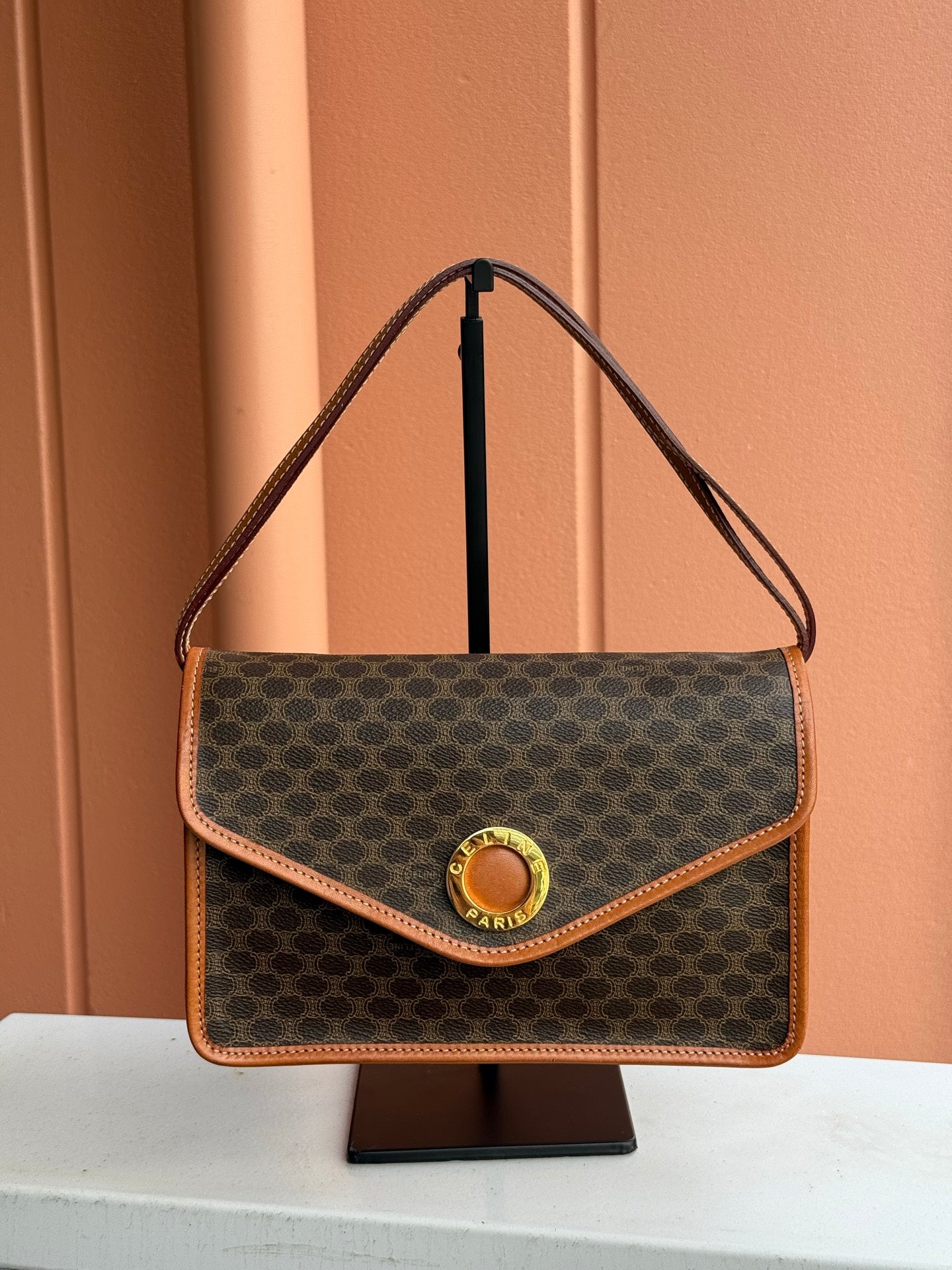 CELINE Macadam Shoulder Bag