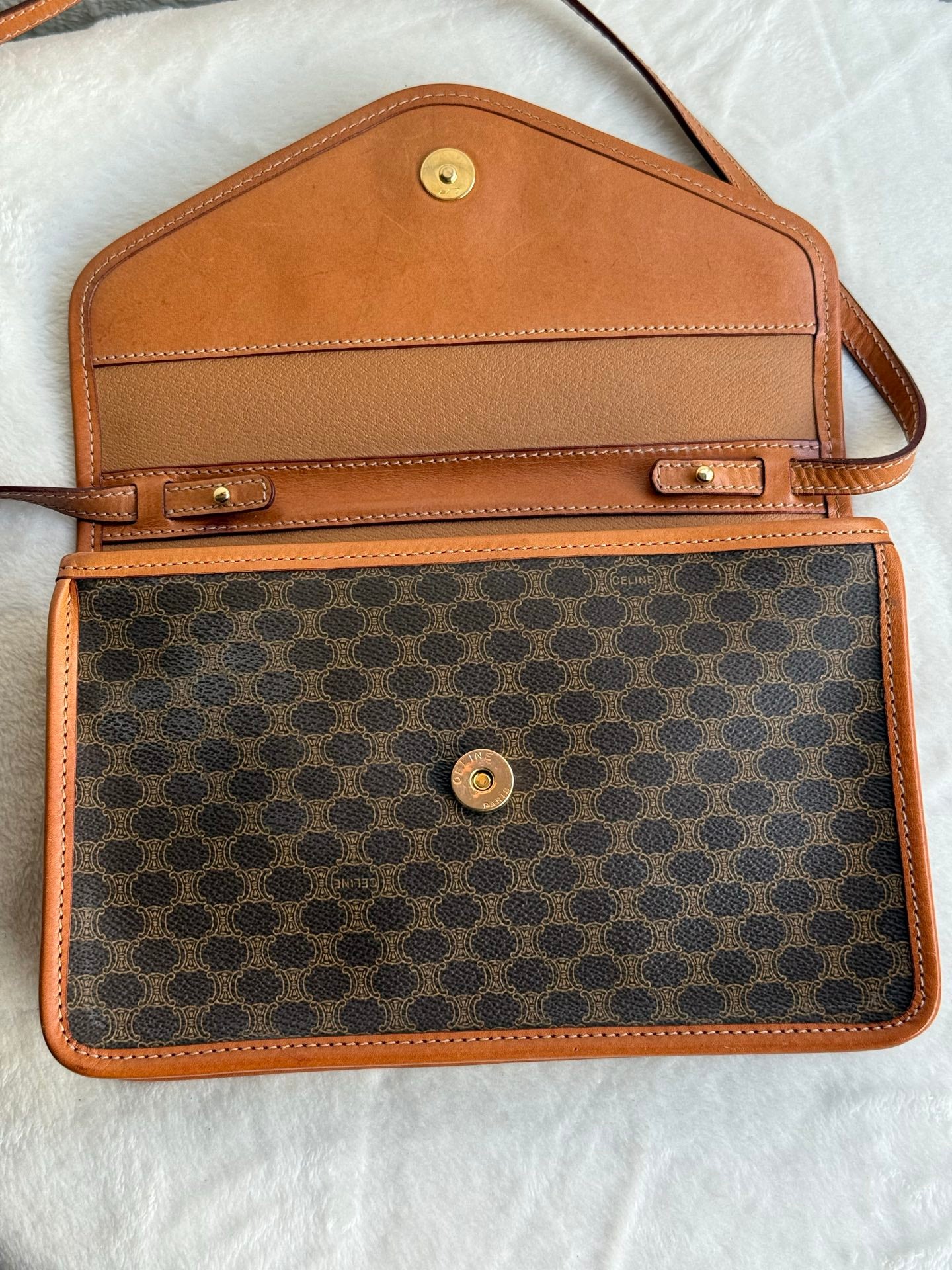 CELINE Macadam Shoulder Bag