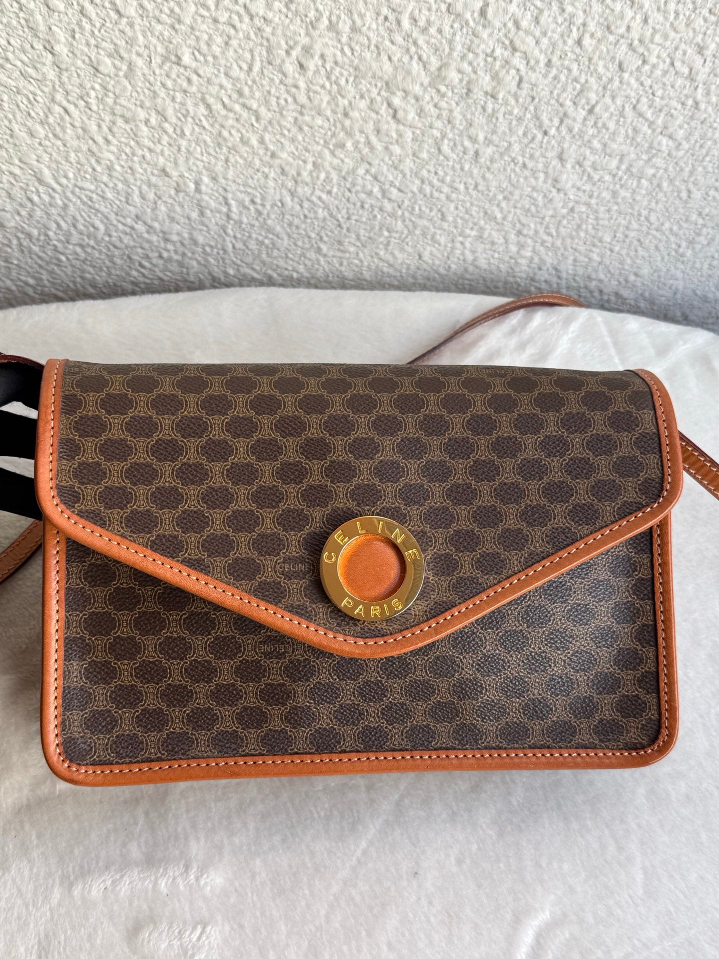 CELINE Macadam Shoulder Bag