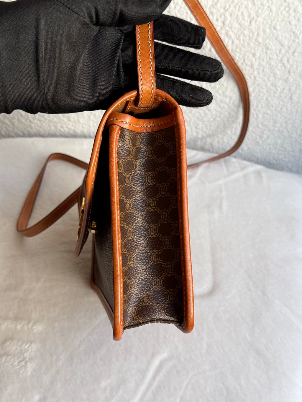 CELINE Macadam Shoulder Bag