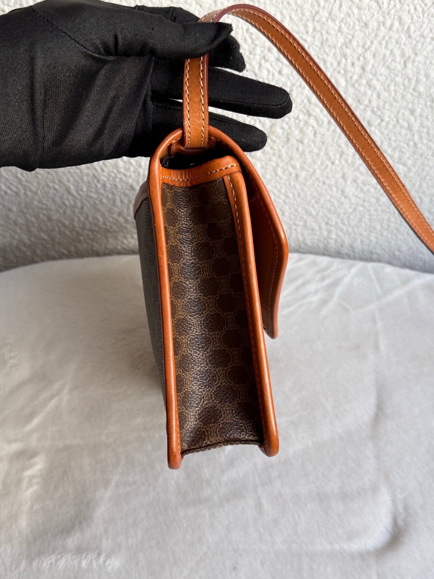 CELINE Macadam Shoulder Bag