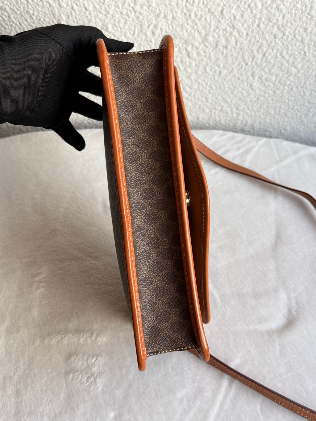 CELINE Macadam Shoulder Bag