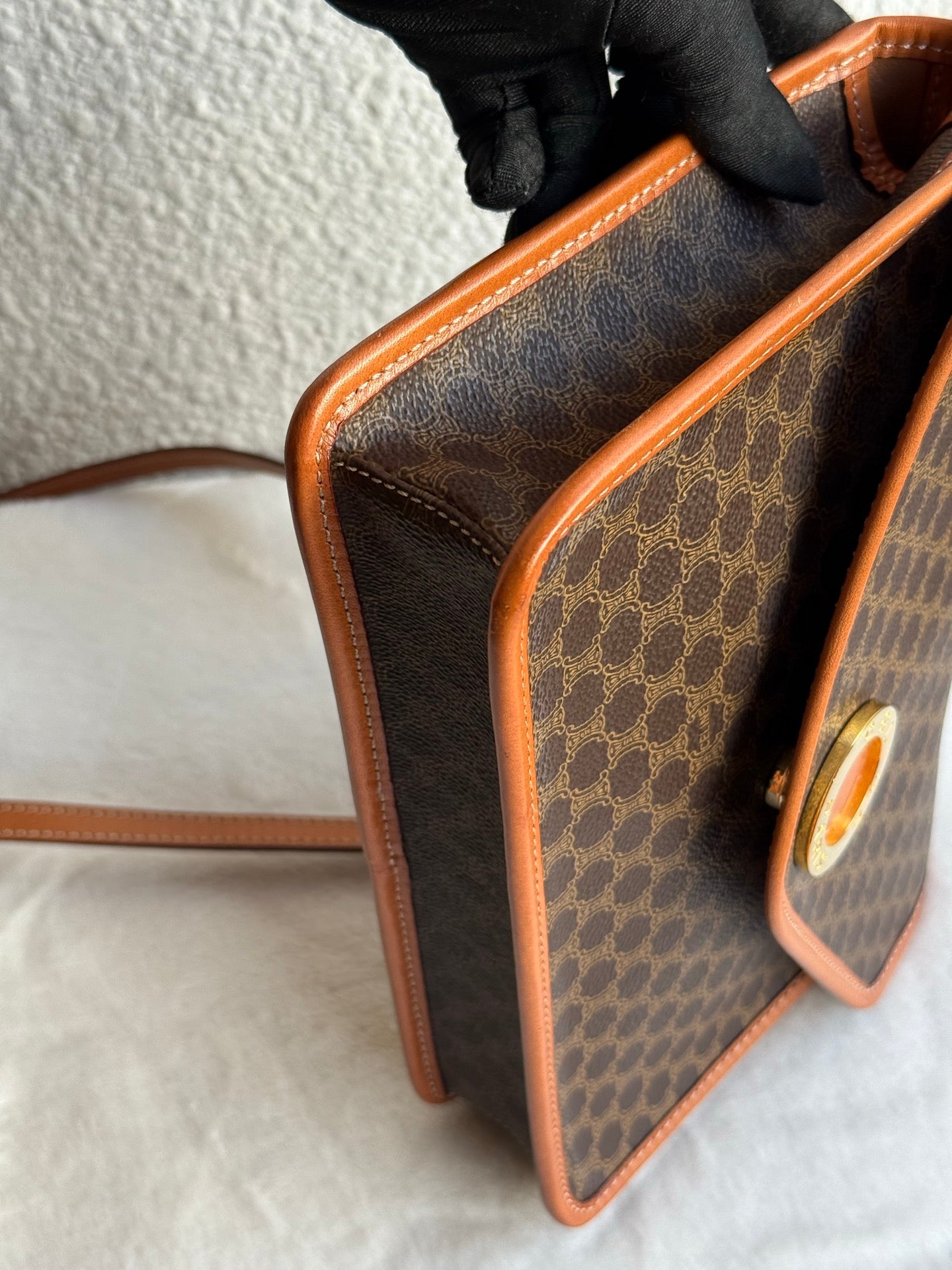 CELINE Macadam Shoulder Bag