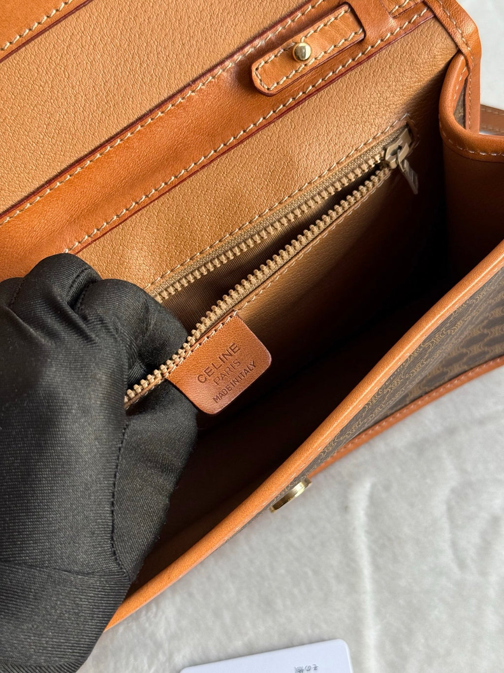 CELINE Macadam Shoulder Bag