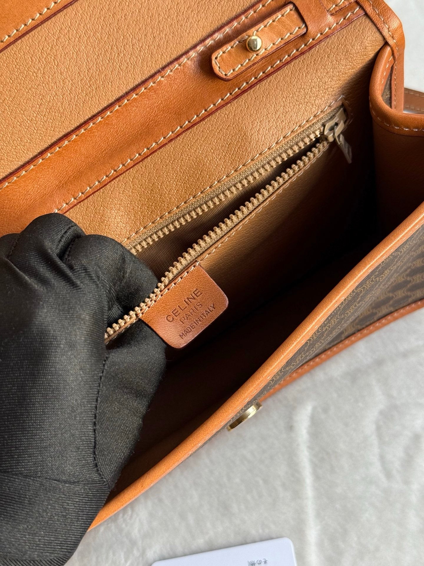 CELINE Macadam Shoulder Bag