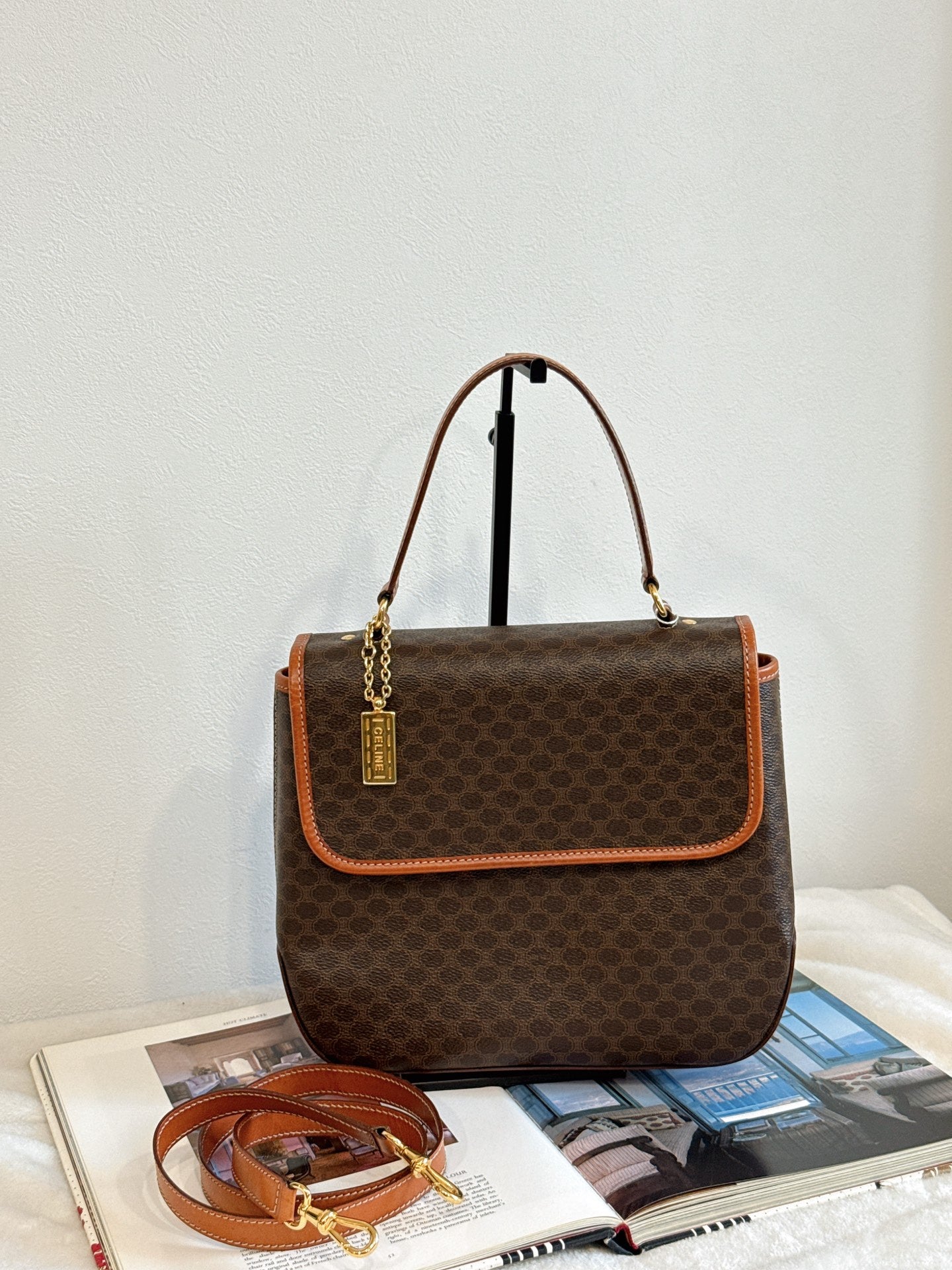 CELINE Macadam 2way Shoulder bag