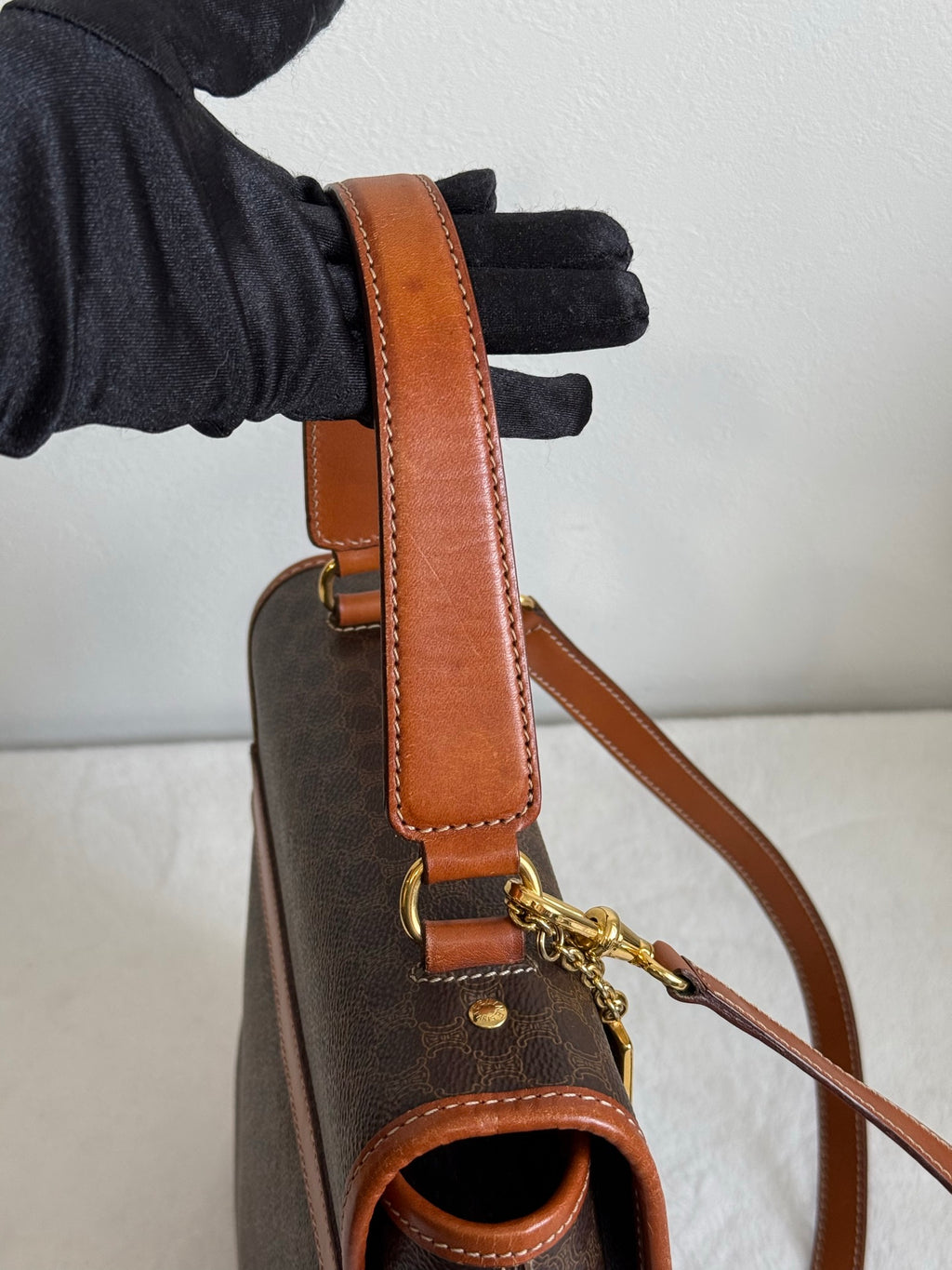 CELINE Macadam 2way Shoulder bag
