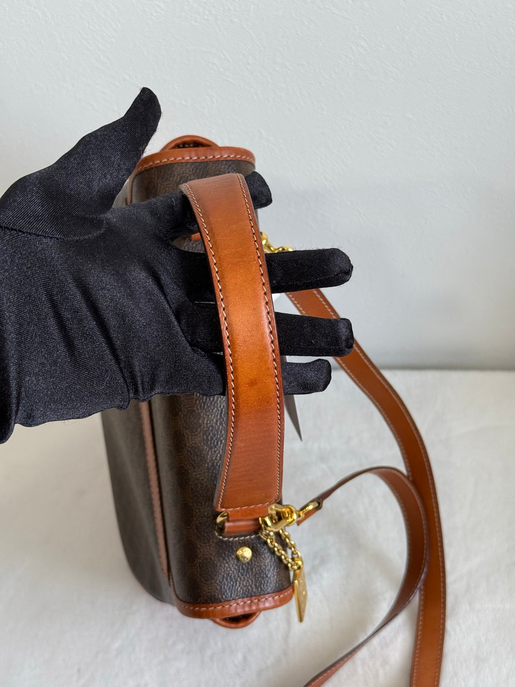 CELINE Macadam 2way Shoulder bag