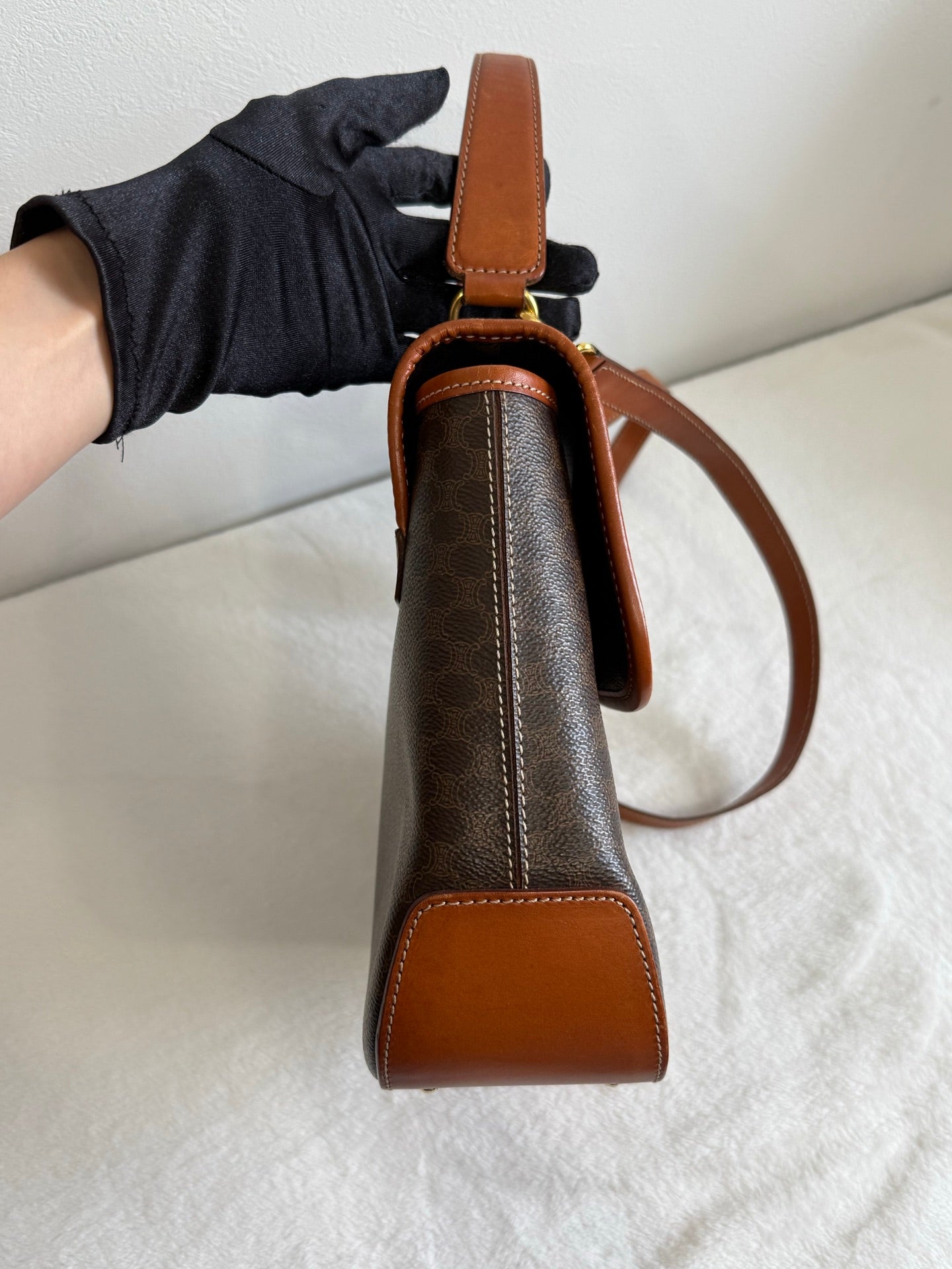 CELINE Macadam 2way Shoulder bag