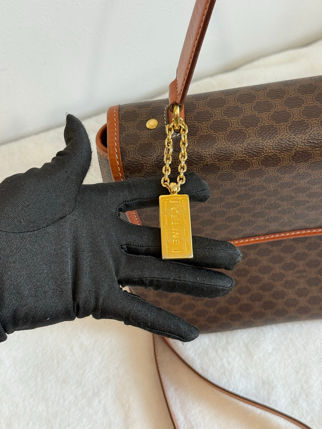 CELINE Macadam 2way Shoulder bag