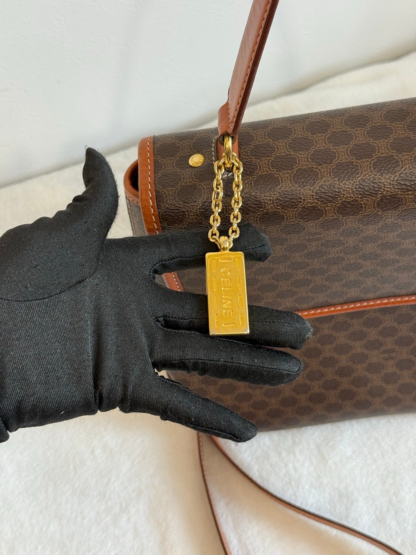 CELINE Macadam 2way Shoulder bag