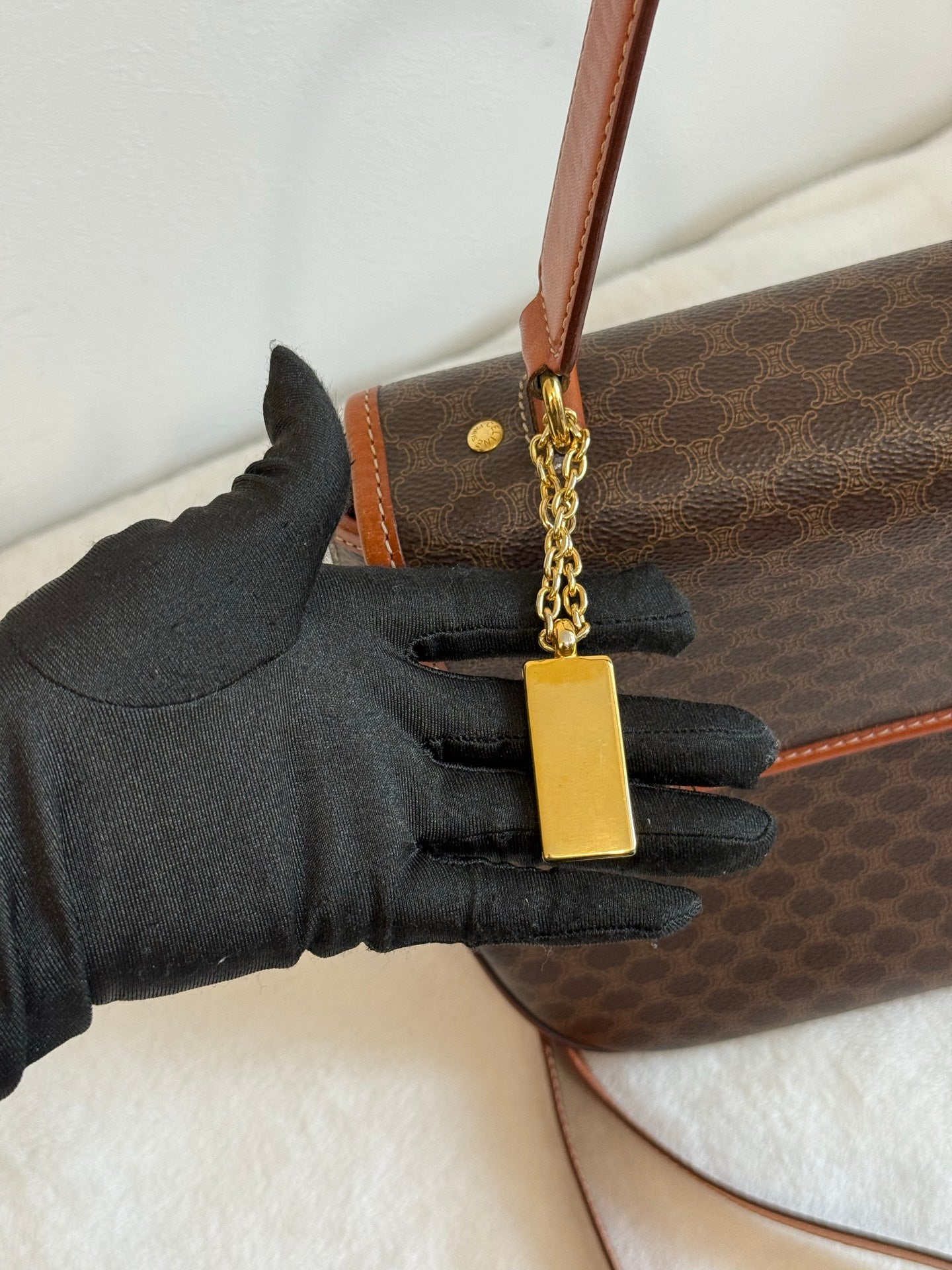 CELINE Macadam 2way Shoulder bag