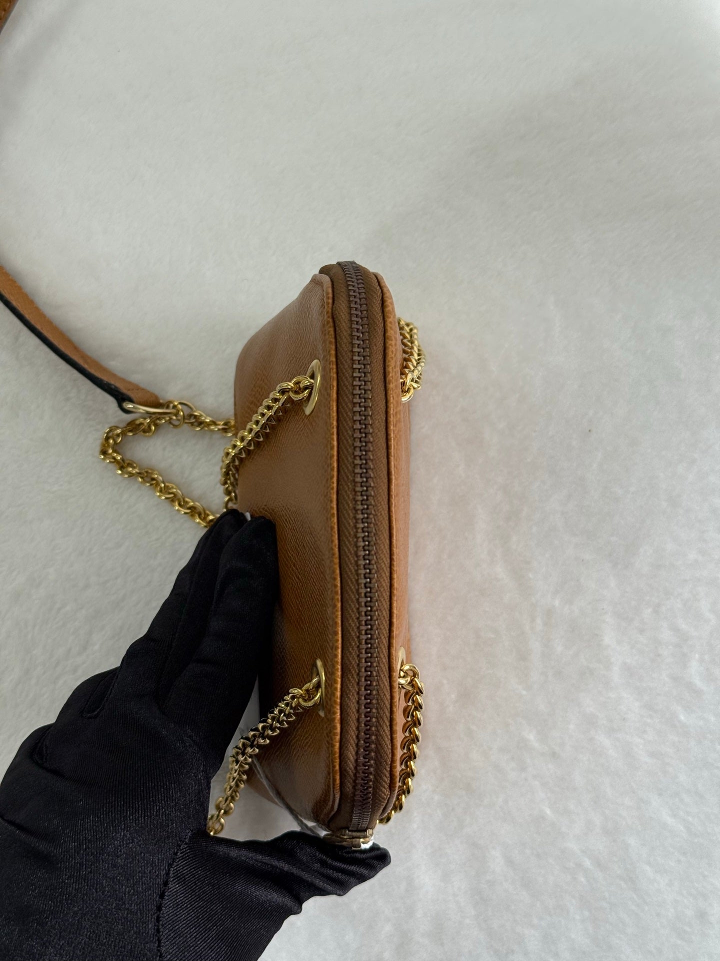 CELINE Leather Crossbody Bag