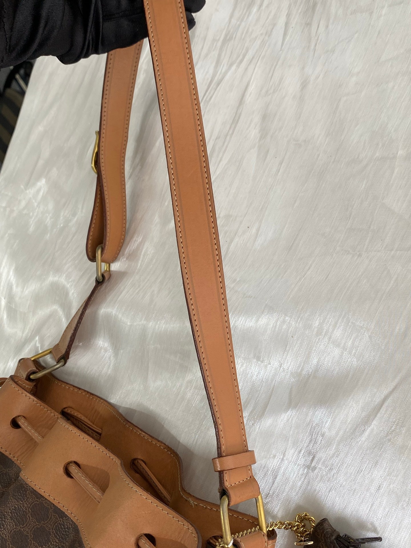 CELINE Macadam Drawstring Bucket Bag