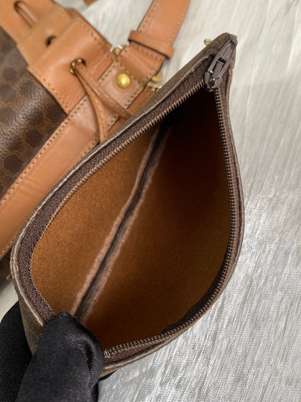 CELINE Macadam Drawstring Bucket Bag