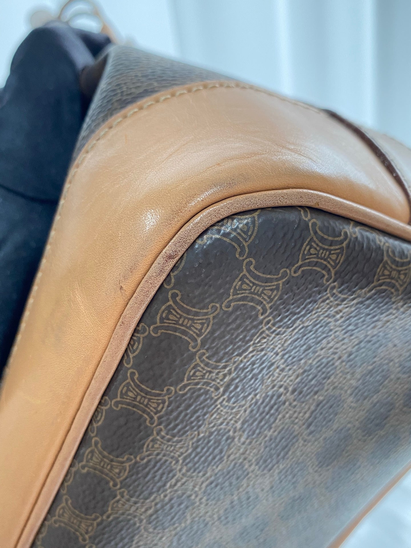 CELINE Macadam Drawstring Bucket Bag