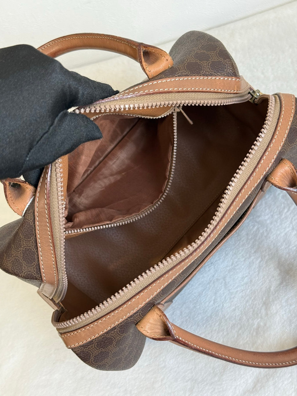 CELINE Macadam Handbag