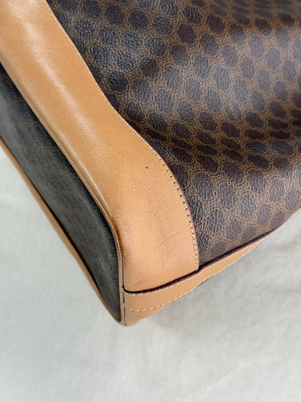 CELINE Macadam Drawstring Bucket Bag