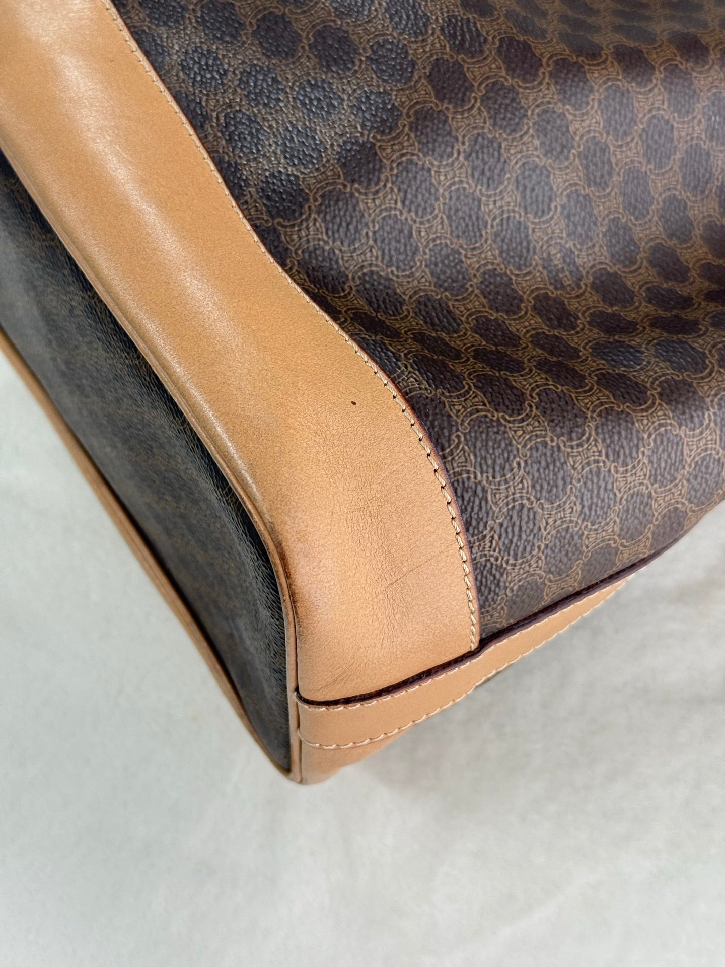 CELINE Macadam Drawstring Bucket Bag