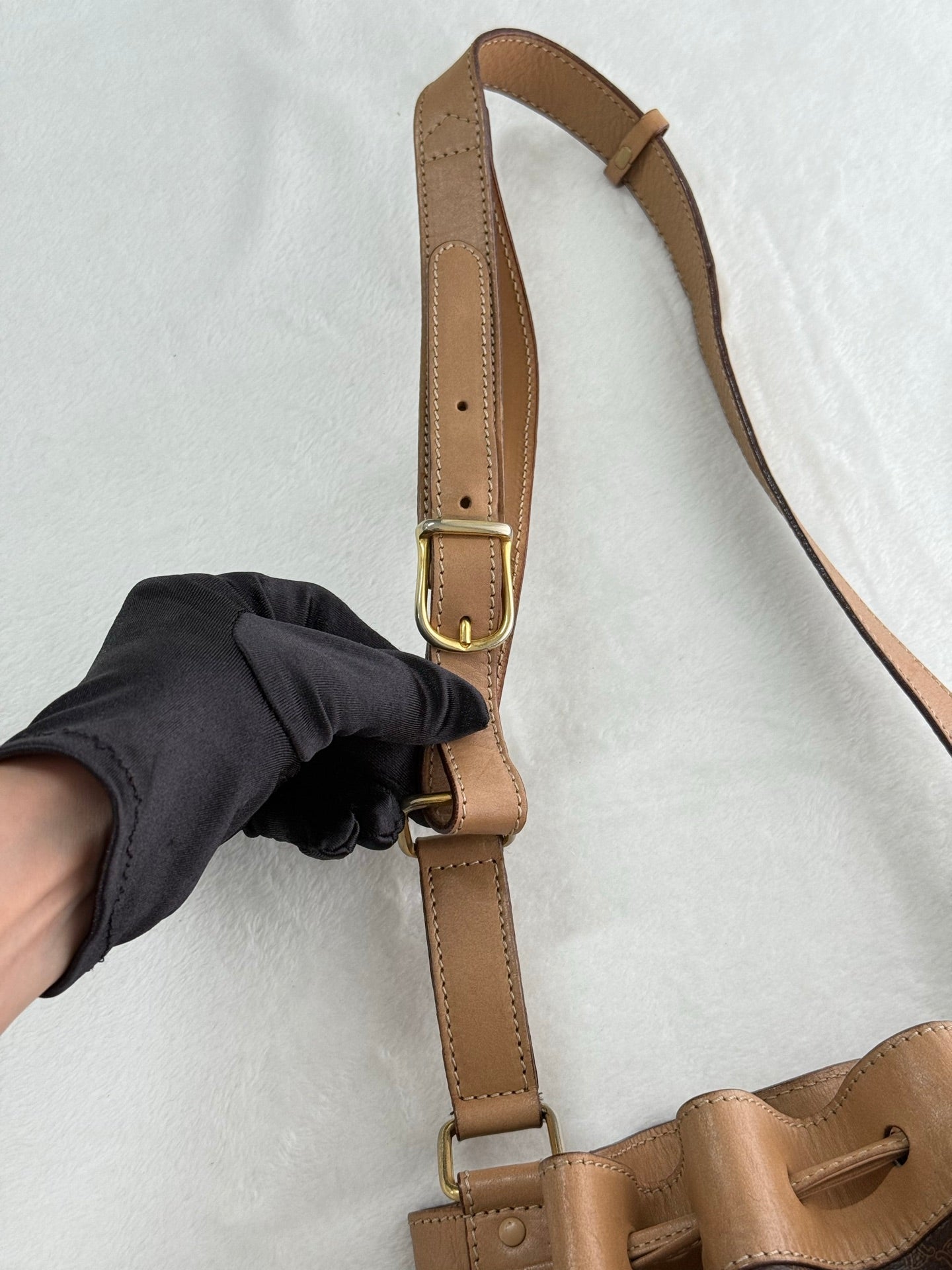CELINE Macadam Drawstring Bucket Bag