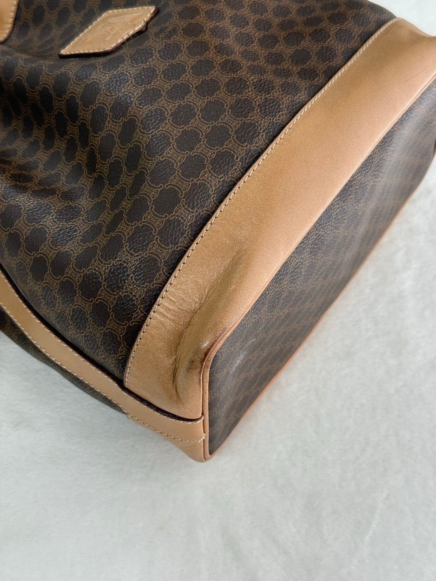 CELINE Macadam Drawstring Bucket Bag