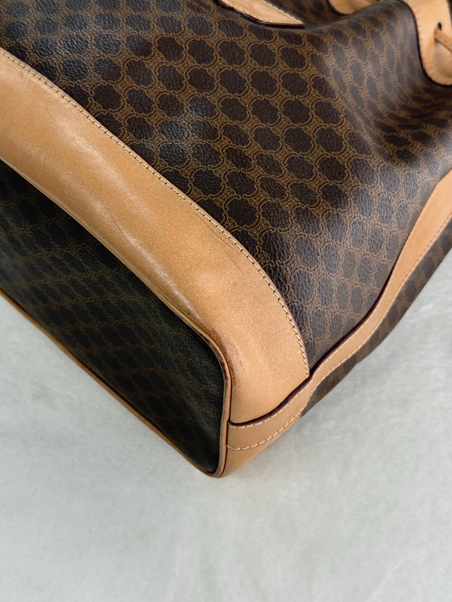 CELINE Macadam Drawstring Bucket Bag