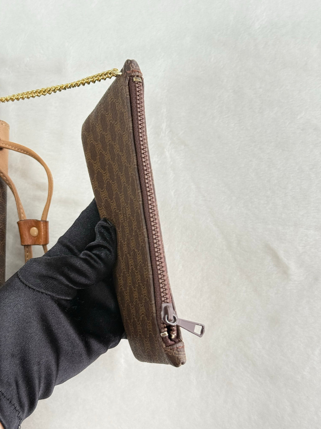 CELINE Macadam Drawstring Bucket Bag