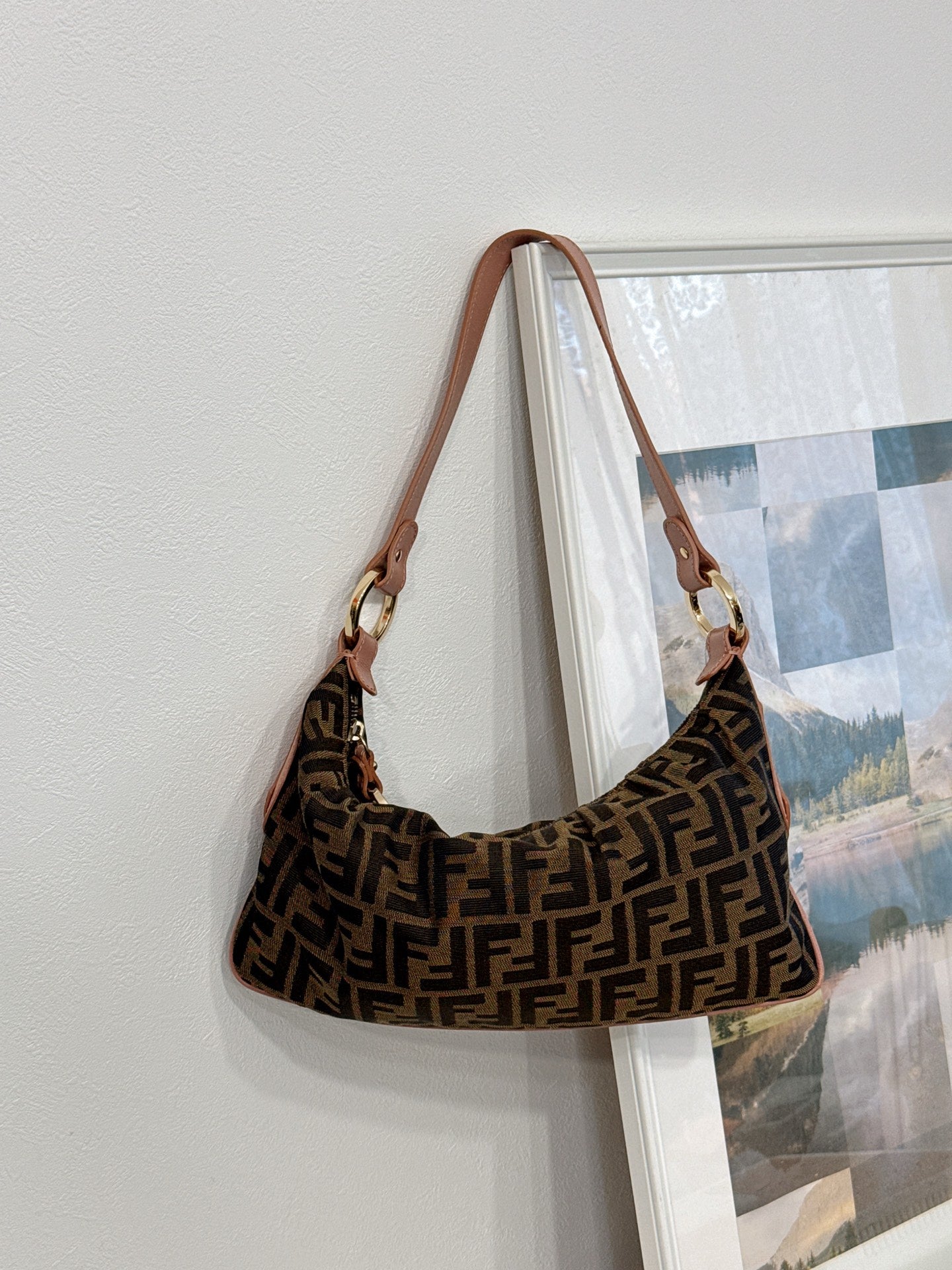 FENDI Zucca Shoulder Bag