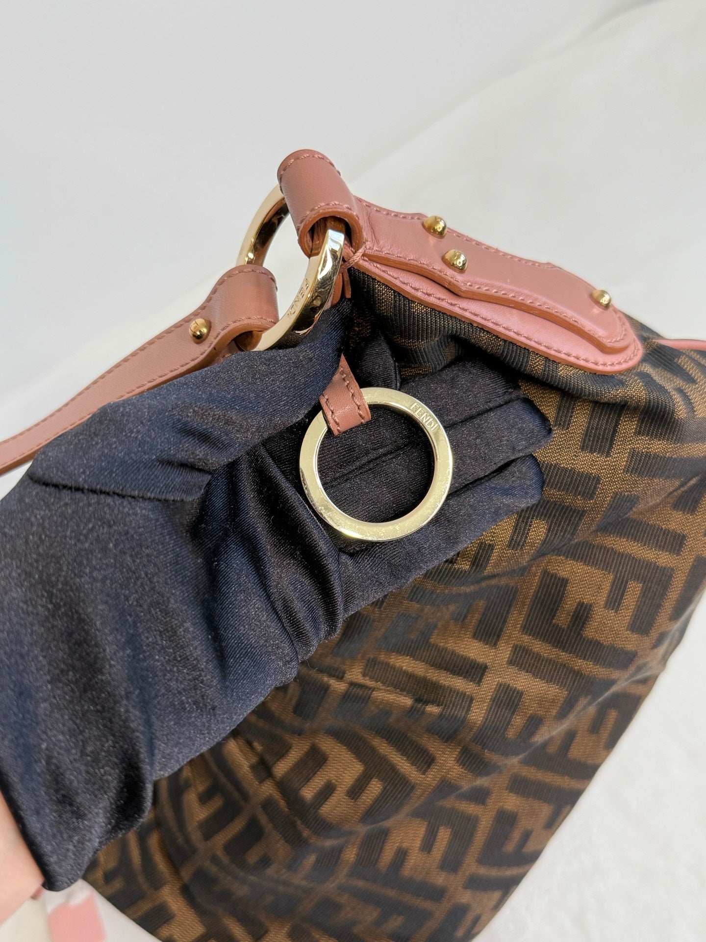 FENDI Zucca Shoulder Bag