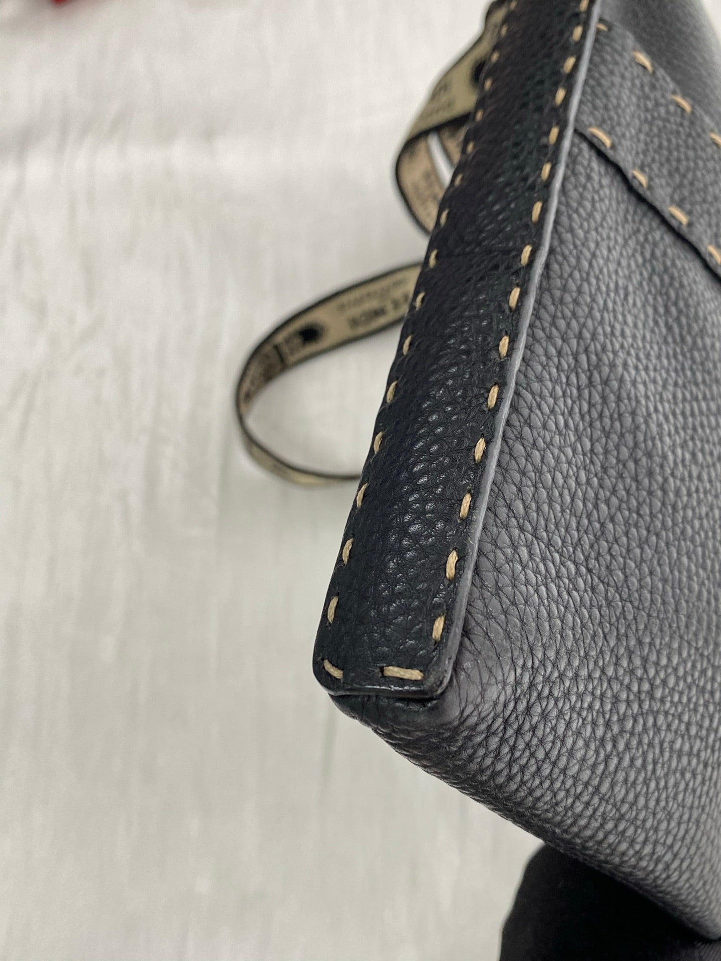 FENDI Cavier Canvas strap Shoulder Bag