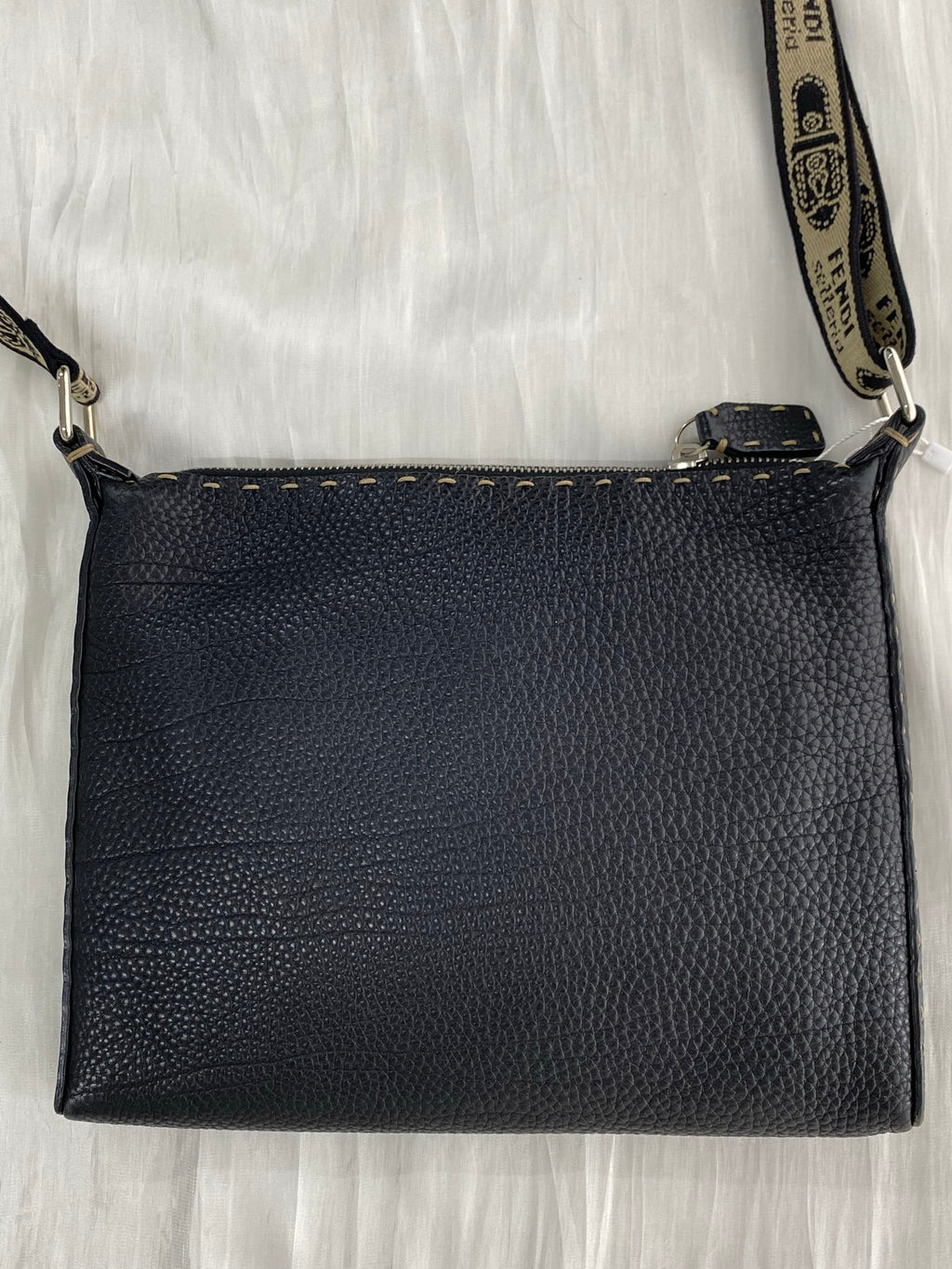 FENDI Cavier Canvas strap Shoulder Bag
