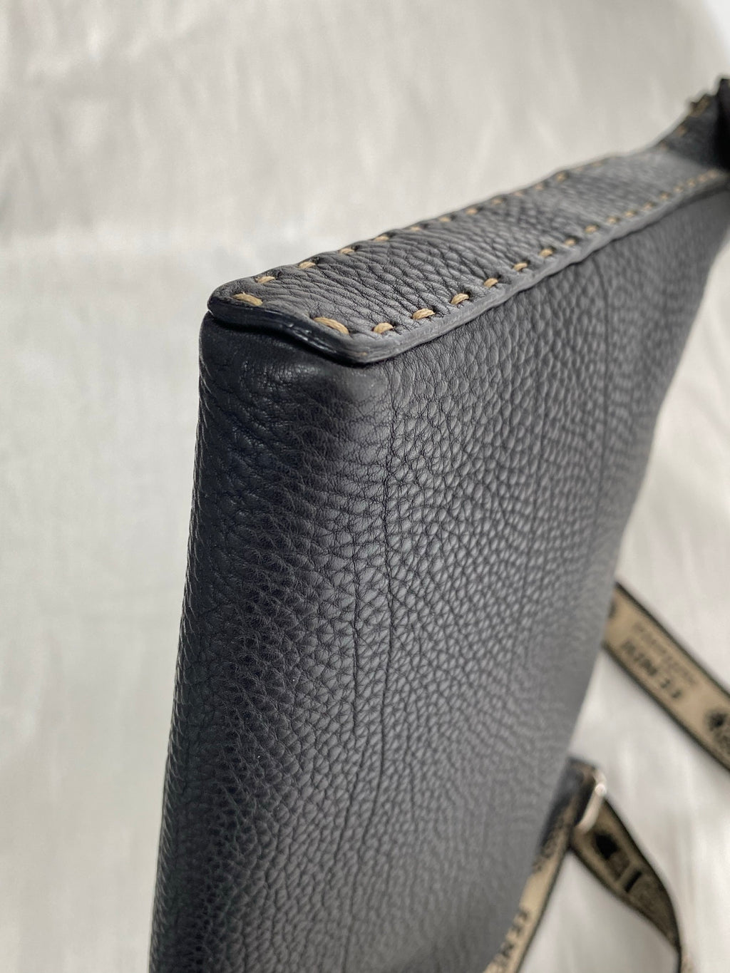 FENDI Cavier Canvas strap Shoulder Bag