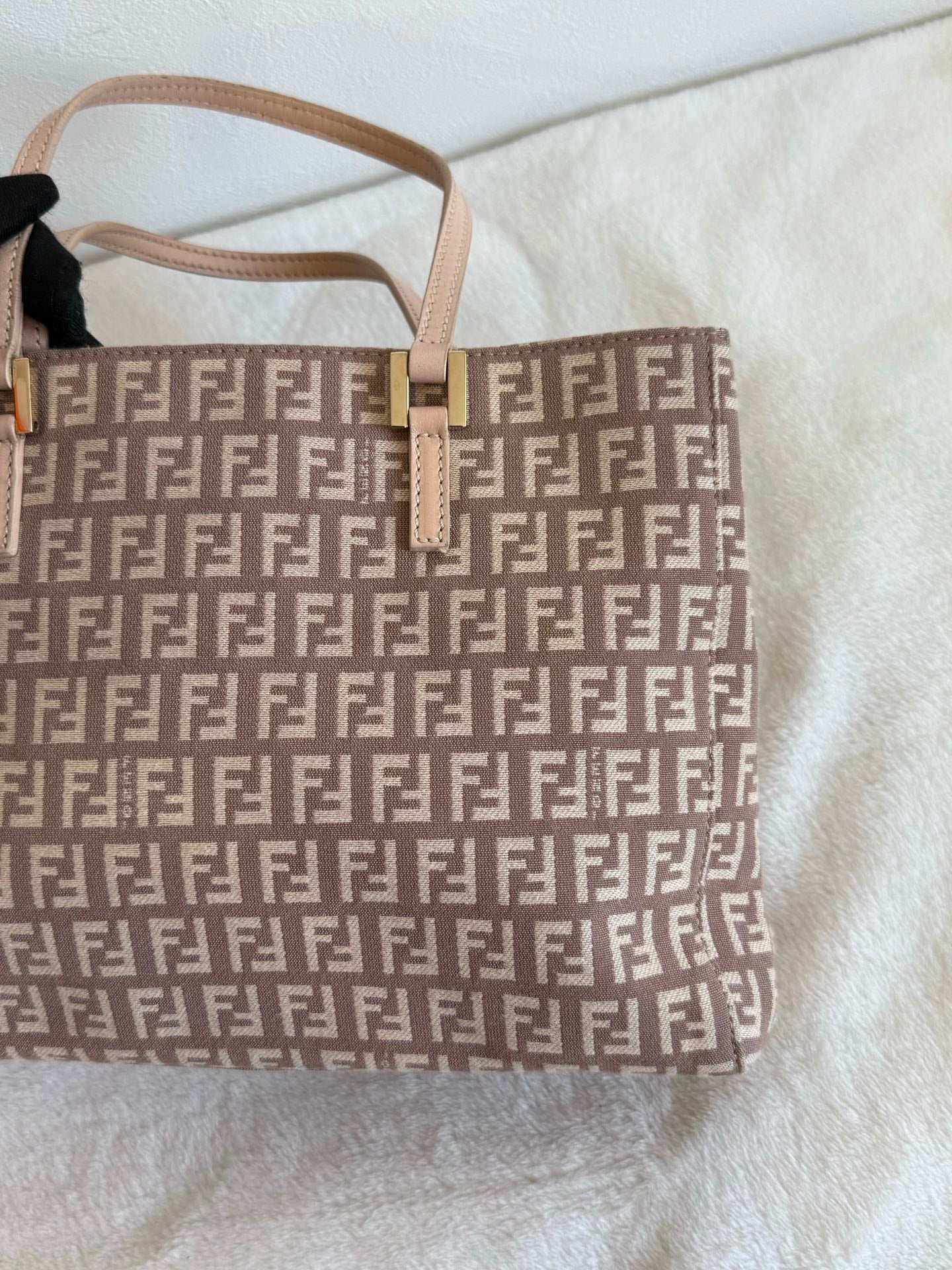 FENDI Zucchino Pink Handbag