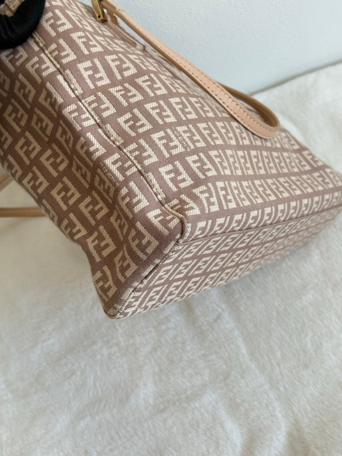 FENDI Zucchino Pink Handbag